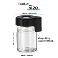 Amazon Hot Seller Glass LED Jar Magnifying Stash Mag Jar Smell Proof Viewing Jar for Dispensary Shop